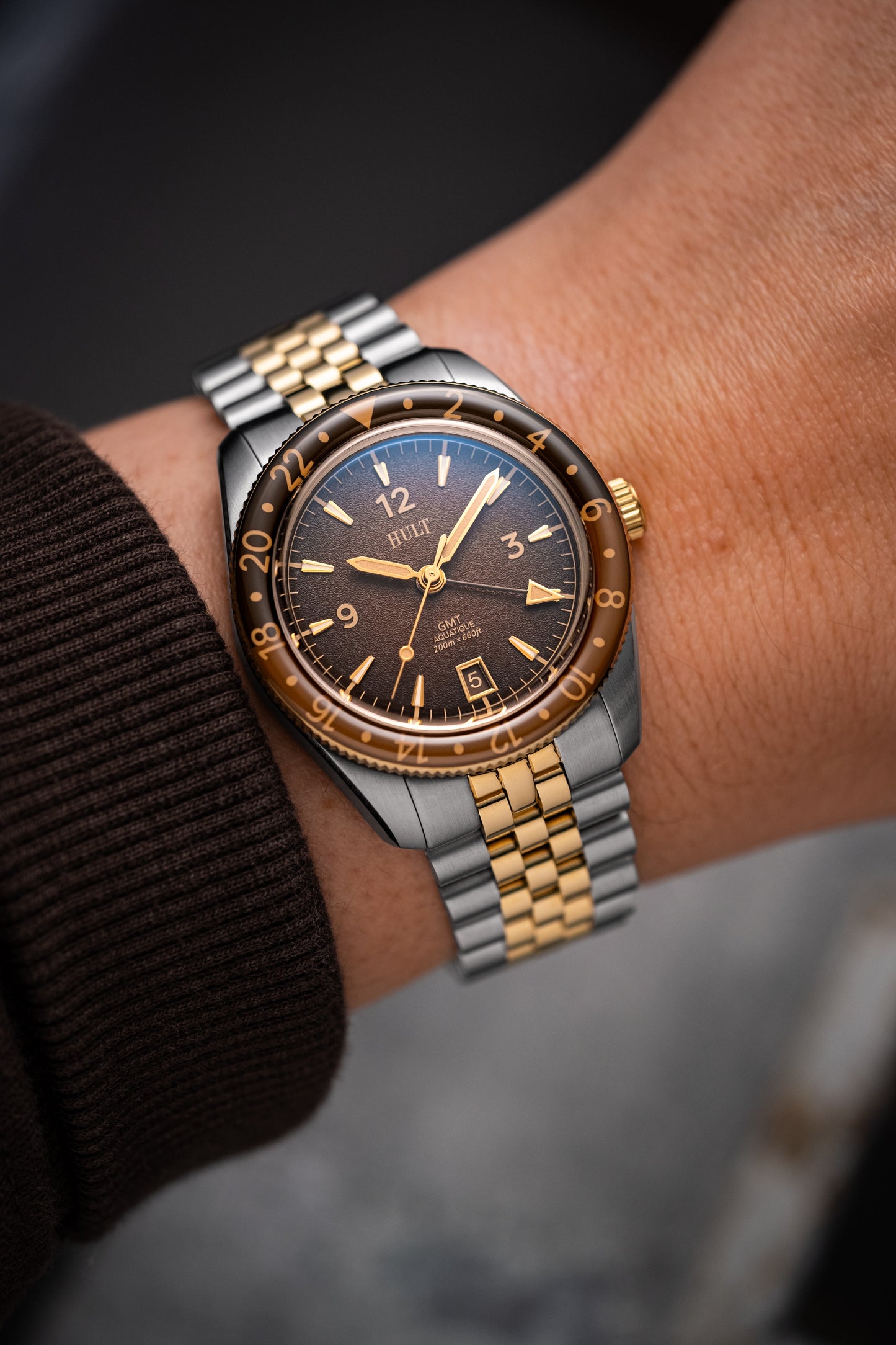 Aquatique GMT - Terra Two-Tone